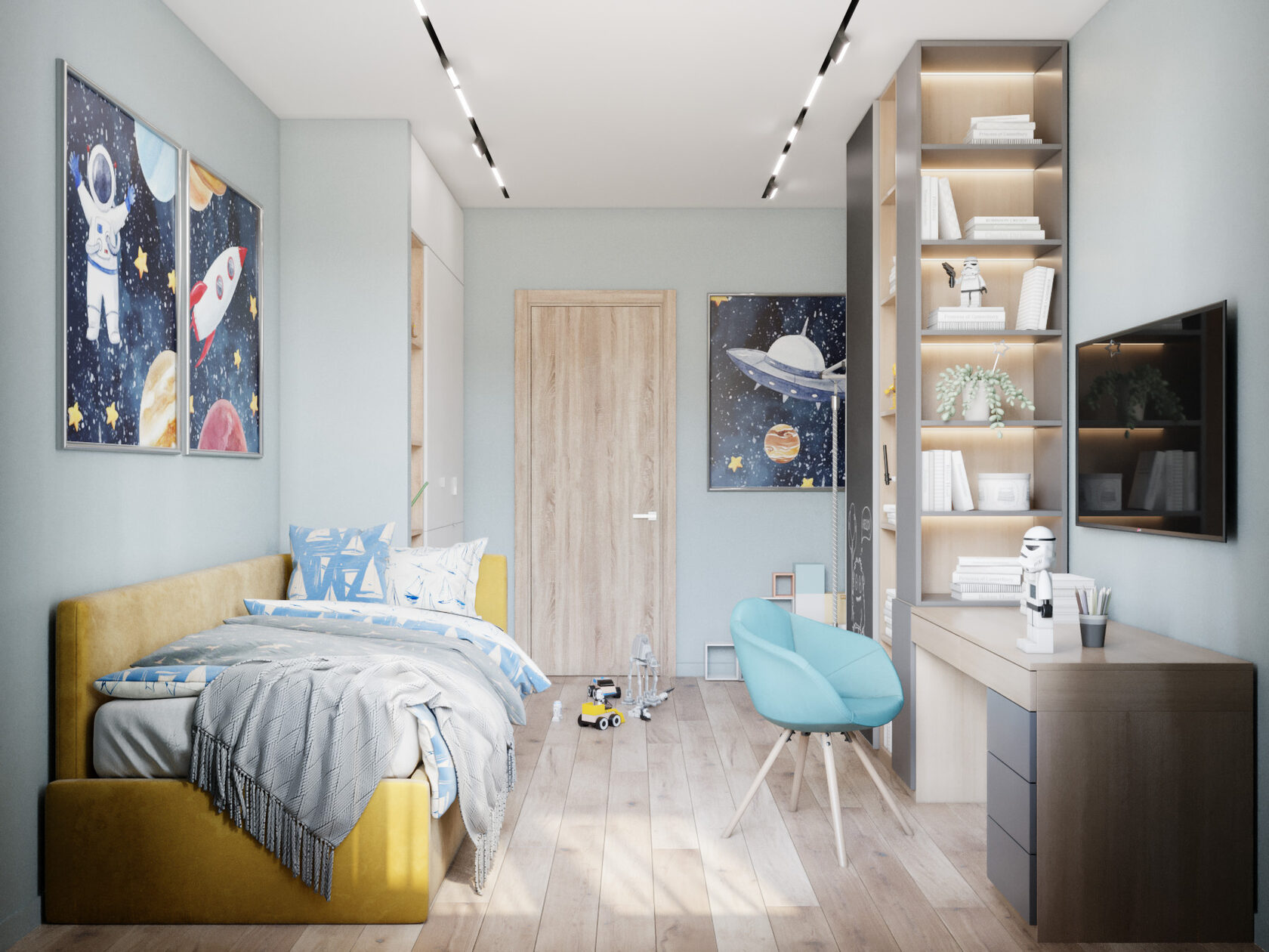 Apartment Interior Design – Contemporary European Style