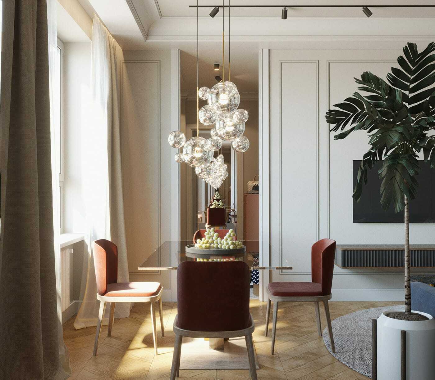 Interior Design Apartment in Classic Modern Style by Evgenia Ermolaeva Interior Design