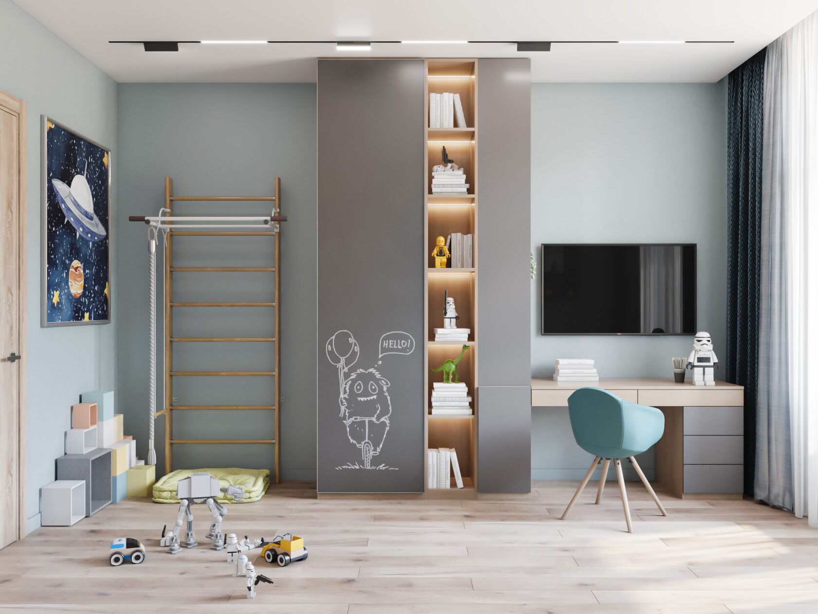 Apartment Interior Design – Contemporary European Style