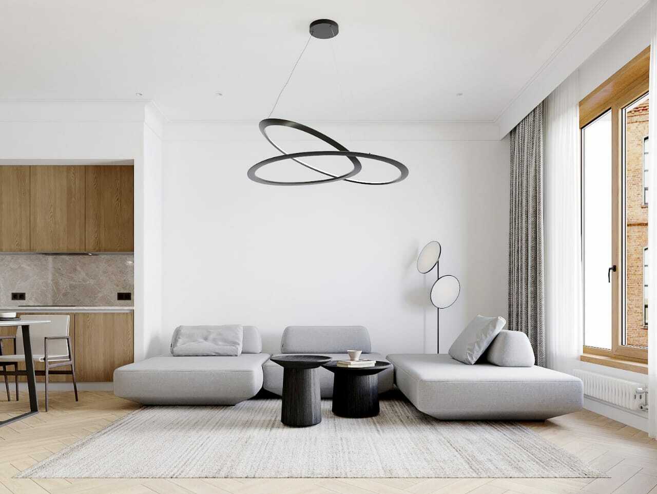 Pirogovskaya 14 – European-Inspired Luxury Apartment Interior Design in Moscow